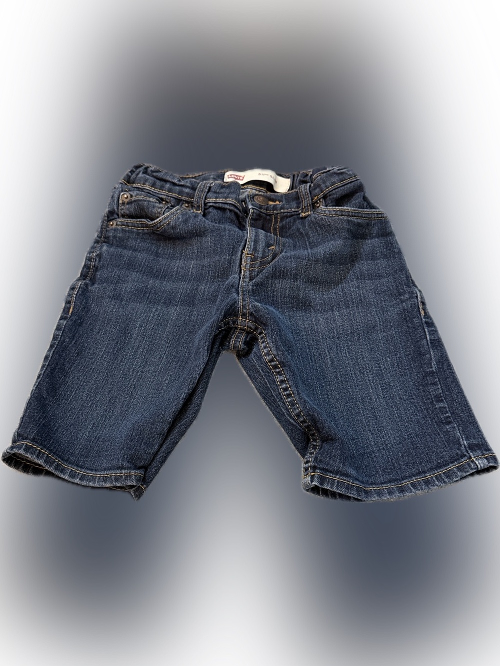 Levi's Kids Dark Blue Denim Shorts
